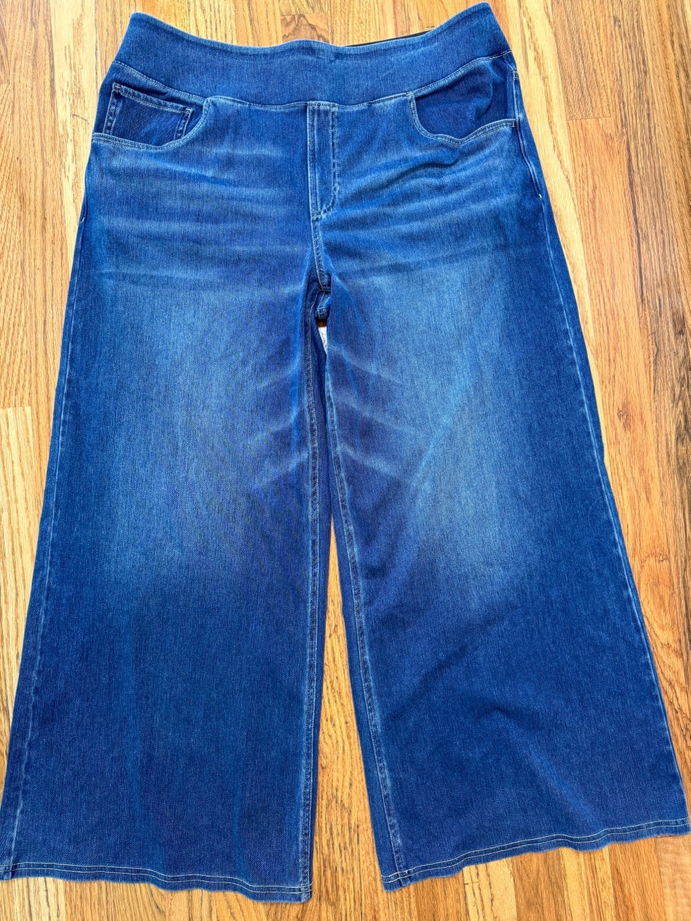 Halara Flex Denim Petite High Rise Wide Leg Pull On Jeans NWT Size XXL
